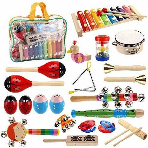 Instrumentos Musicales Para Niños 22 Piezas Multicolor
