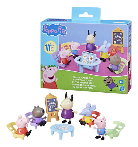 Set De Juego La Guardería De Peppa Pig, 5 Figuras, +3 Años