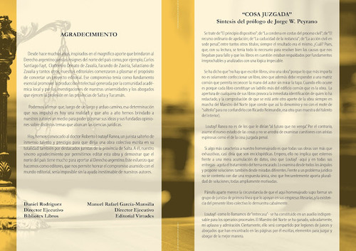 Cosa Juzgada 2 Tomos Dr Loutyf Ranea Tapa Dura