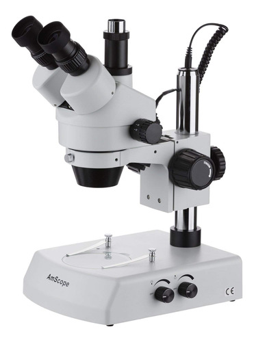 Amscope Sm-2tz Microscopio De Zoom Estéreo Trinocular Prof.