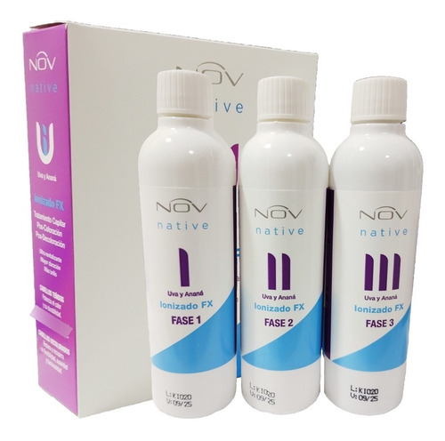 Nov Tratamiento Ionizado Post Coloracion Fx 3 Botellas 150ml