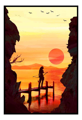 Cuadro Premium Poster 33x48cm Tomb Raider