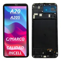 Comprar Modulo Para Samsung A20 A205 Calidad Incell Con Marco