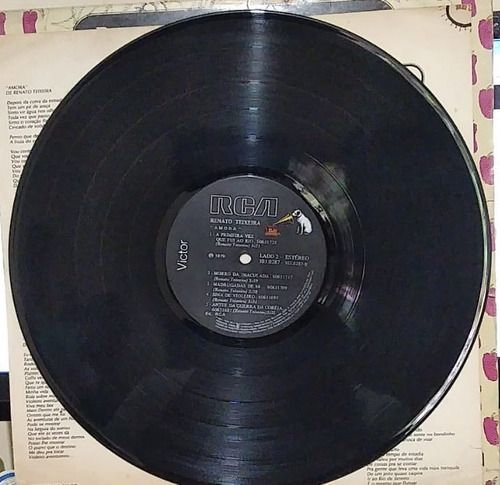 Lp Renato Teixeira Amora Com Encarte (Usado)