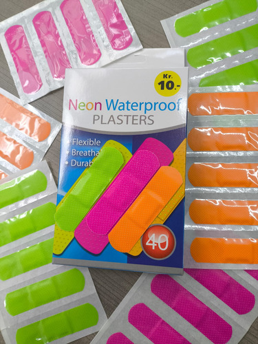 Curitas/ Vendas Adhesivas, Colores Neon