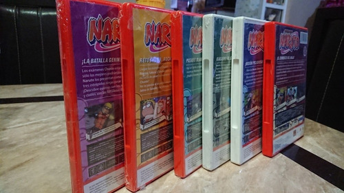 Naruto, Dvd Volumen 1-2-3-6-7-8 (Usado)