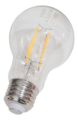 Foco Edison Vintage Bombilla Led 4w Luz Cálida E26 Color De La Luz Blanco Cálido