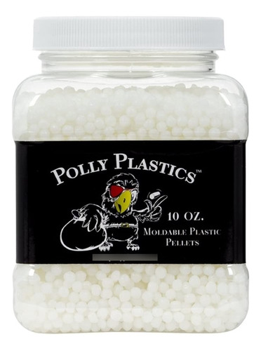 Polly Plastics Gránulos De Plástico Moldeables Frasco D