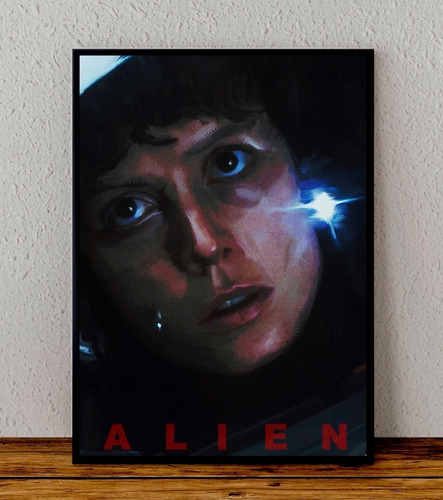Cuadro 33x48 Poster Enmarcado Aliens Pelicula Cameron 05