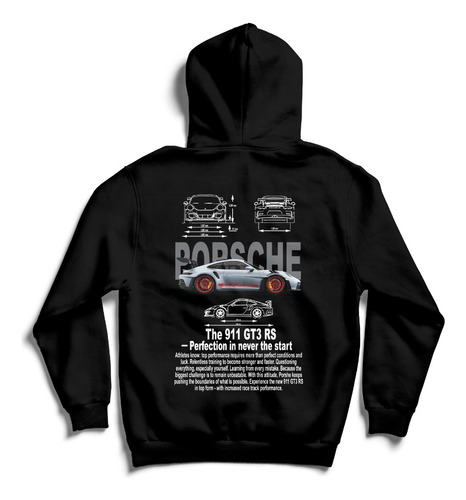 Sudadera Hoodie Porsche 911 Gt3 Rs Super Cars