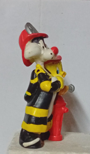 Figura Silvestre Y Tweety Warner Bros Bullyland Germany 9cm (Usado)