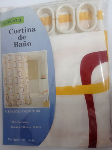 Cortina De Baño Tela Impermeable 