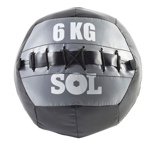 Pelota Con Peso Funcional Medicine Ball 6 Kg Pesas Sol