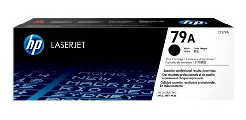 Imagen 2 de 2 de Toner Original Hp 79a Cf279a Negro M12a M12w M26a Mfp M26nw