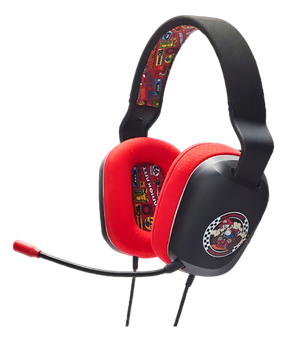 Auriculares Power A Para Switch Macrotec Color Mario Kart Rivals