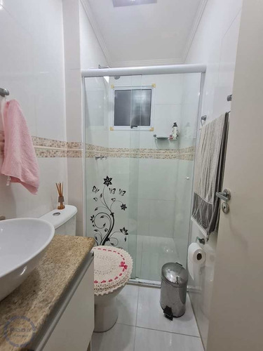 Imagem 6 de 15 de Apartamento - Padrão Em Santos, Areia Brancalindo E Pronto P/ Morar Em Santos ! - Ab22931 - 70805662