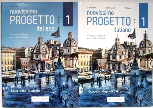 Libro Nuovissimo Progetto Italiano 1 Nuevo + Ejercicios + Cd