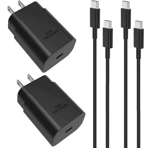 Cargador Usb Tipo C Súper Rápido Y Cable De 5 Pies Compatibl