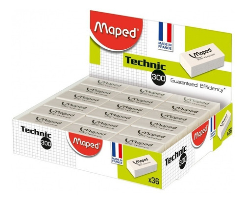 Goma Mini Technic 300 Maped X36, Escolar, Oficina, Dibujo