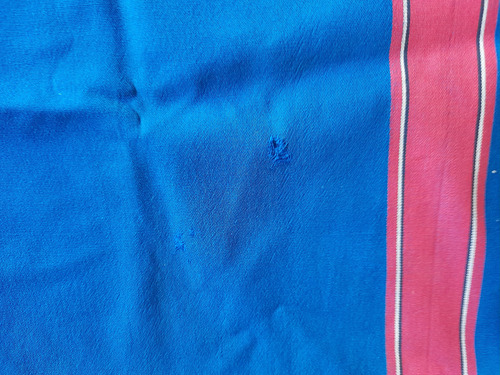 Antigua Manta Color Azul. No Poncho (Usado)