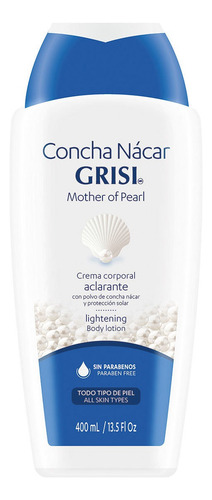 Crema Corporal Líquida Grisi Concha Nácar 400ml