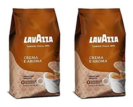 Blend Lavazza Crema E Aroma Whole Grano De Café, Medium Roas