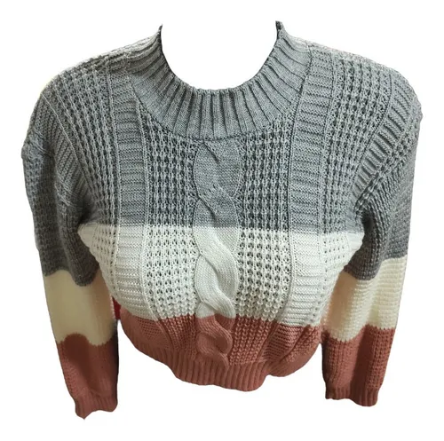 Sueter tejido dama sale