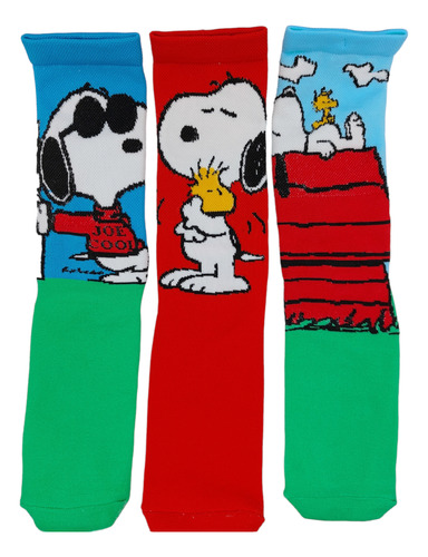 Calcetas Snoopy Joe Cool Peanuts Calcetas Deportivas Sport P