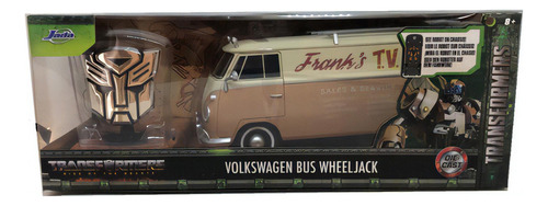 Jada 1/24 Transformers Rise Of The Beasts Vw Bus Wheeljack Cor Bege