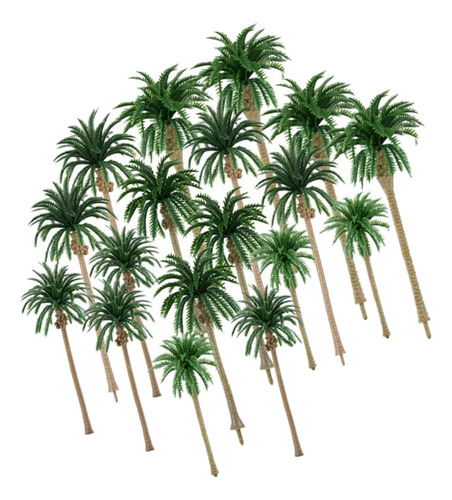 40x Modelo De Palmera De Coco Árboles Juguetes De