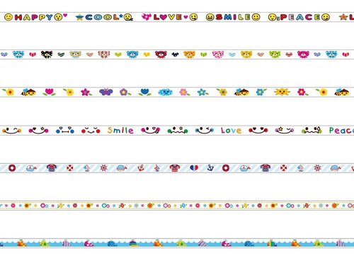 Imagen 2 de 5 de Cintas Decorativas Con Diseños Decoracol X 3 Simball