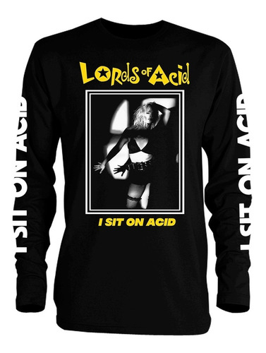 Lords Of Acid I Sit On Acid Playera Manga Larga Kmfdm 