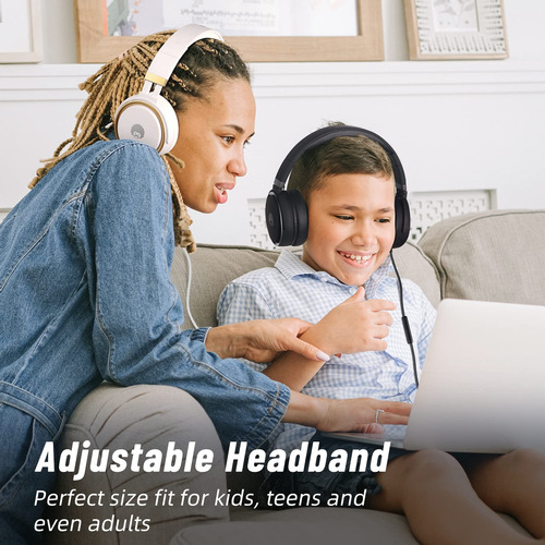 Auriculares Con Cable Rockpapa Grade Con Micrófono Negro/gri