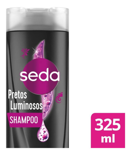 Seda Pretos Luminosos Shampoo Uso Diário 325 Ml