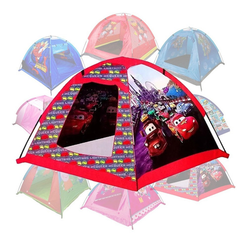 Carpa Infantil Niños Camping Pelotero Spiderman Peppa Marvel