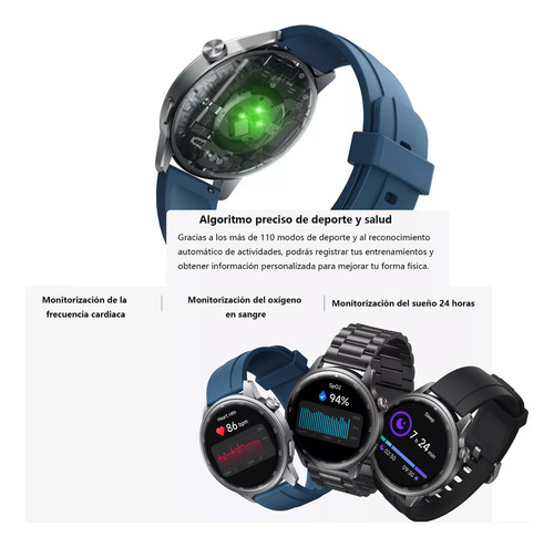 Realme Watch S2 1.43" Amoled 20 Days Bateria Ip68 Gris