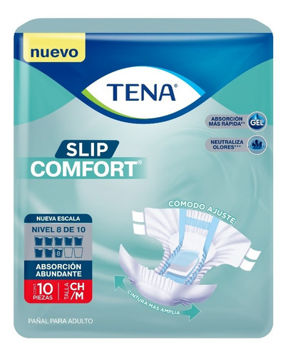 Imagen 1 de 4 de Tena Slip Comfort Ch/m 10 Piezas