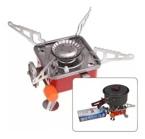 Anafe Cocina Hornalla Portátil Plegable Camping A Gas Butano