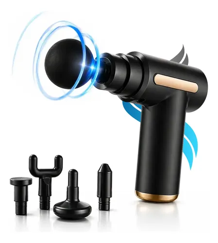 Massageador Pistola Elétrica Profissional Muscular Portátil