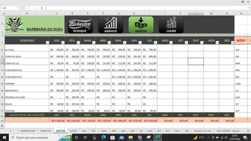Planilha Controle Financeiro Com Alerta Vencimento - Excel
