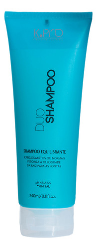 Shampoo Sem Sal K.pro Linha Ice Duo 240ml