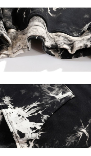 Sudadera Con Capucha 85% Algodón Tie Dye Hombres Sudaderas C