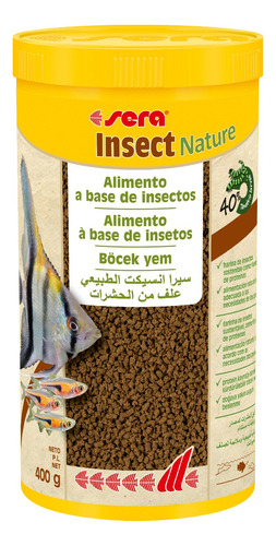 Sera Insect Nature 400gr Comida Gránulos Peces Acuario