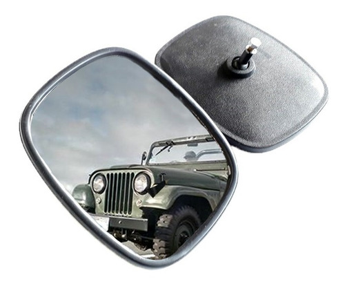 2 Espelho Retrovisor Toyota Bandeirante Jeep Willys Rural