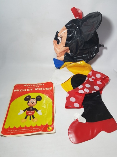 Imagen 1 de 6 de Minnie Mouse Inflable Walt Disney 1970 Impecable Mag 57697