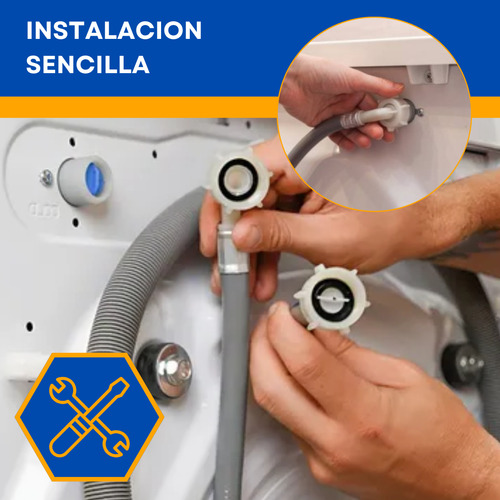 Manguera Carga Lavarropas 1.5 Mts Drean Whirlpool Aurora