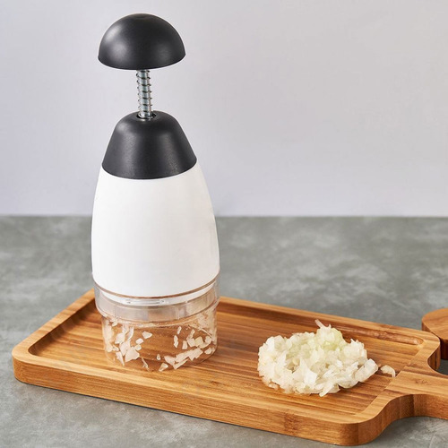 Triturador De Alimentos Manual Com Lâmina Rotativa