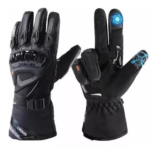  Guantes para moto, invierno, para hombres y mujeres,  impermeables : Automotriz