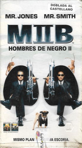 Hombres De Negro 2 Vhs Men In Black 2 Español Latino 