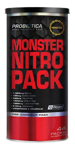 Monster Nitro Pack 44 Packs - Probiótica